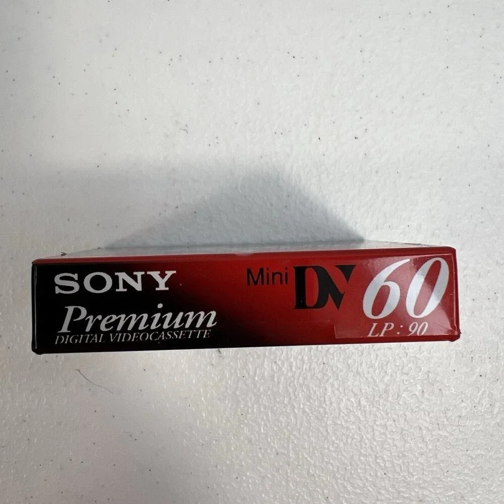 Sony DVC Digital Video Cassette Premium MiniDV Tape SP 60‎ LP 90 New Sealed